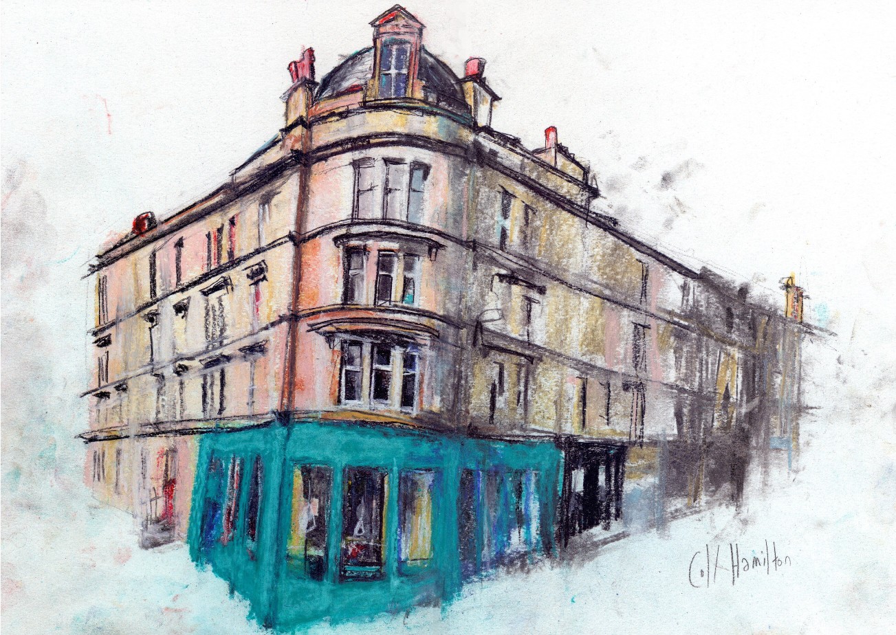 'Bottom of Gibson Street' by artist Coll Hamilton